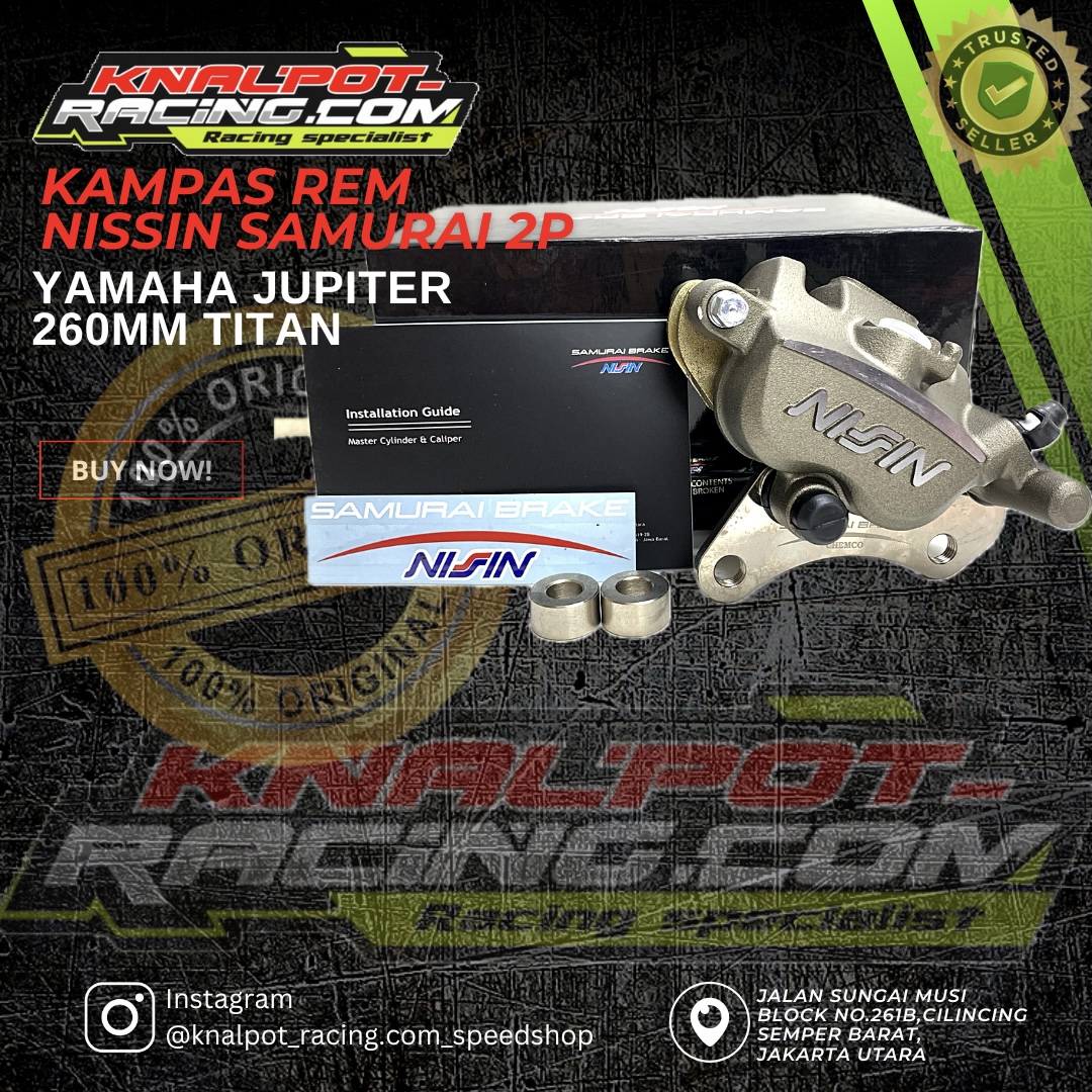 KALIPER NISSIN SAMURAI 2P TITAN YAMAHA JUPITER Z260MM